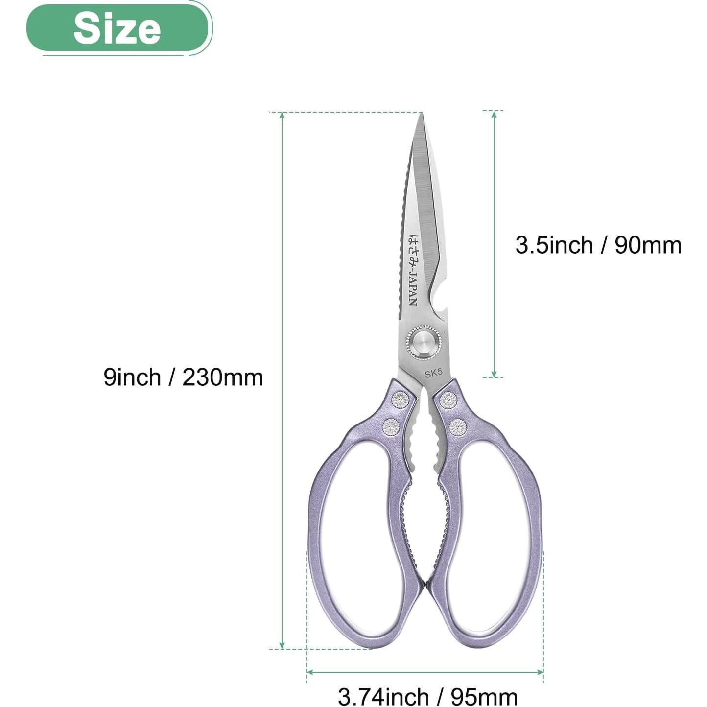 Tijeras de Cocina M METERXITY 230mm Acero Inoxidable Multifuncionales