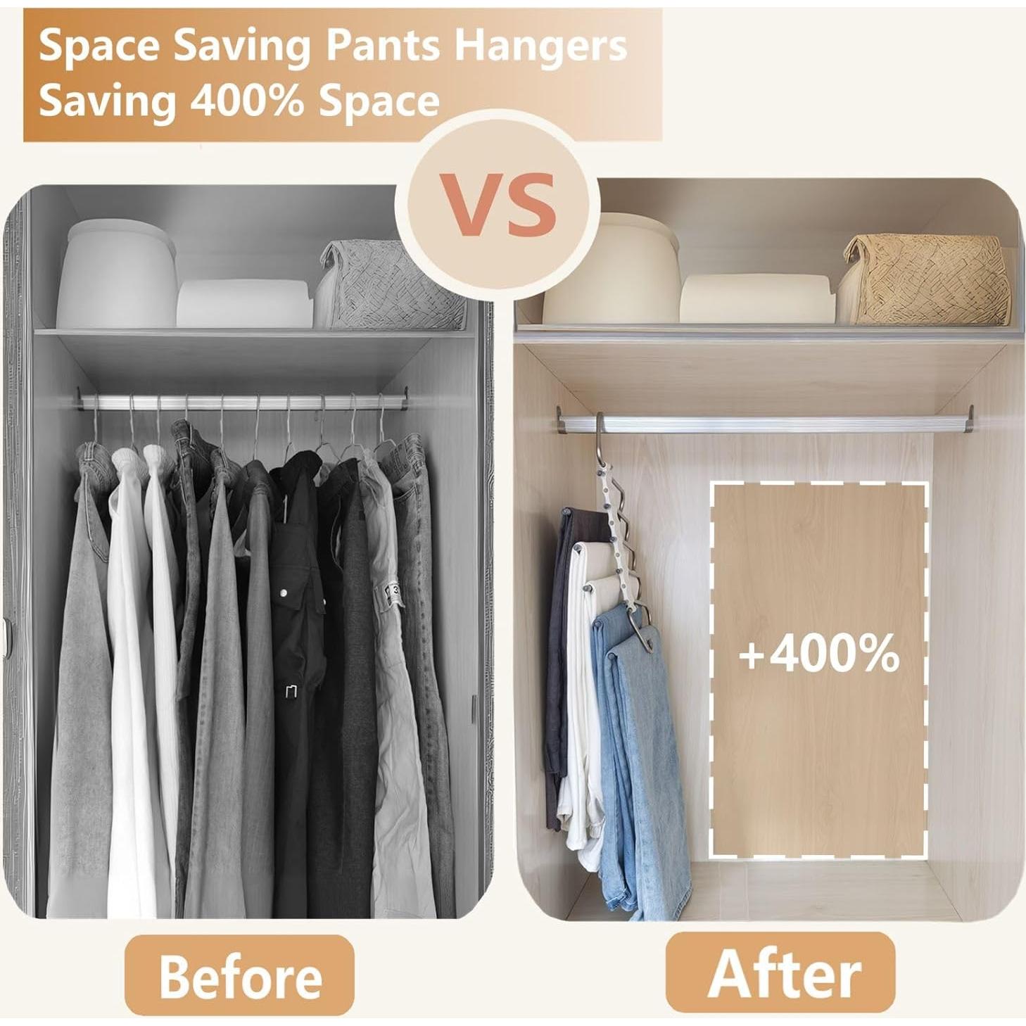 Organizador de Armario Bozyuni 2 Paquetes Antideslizante