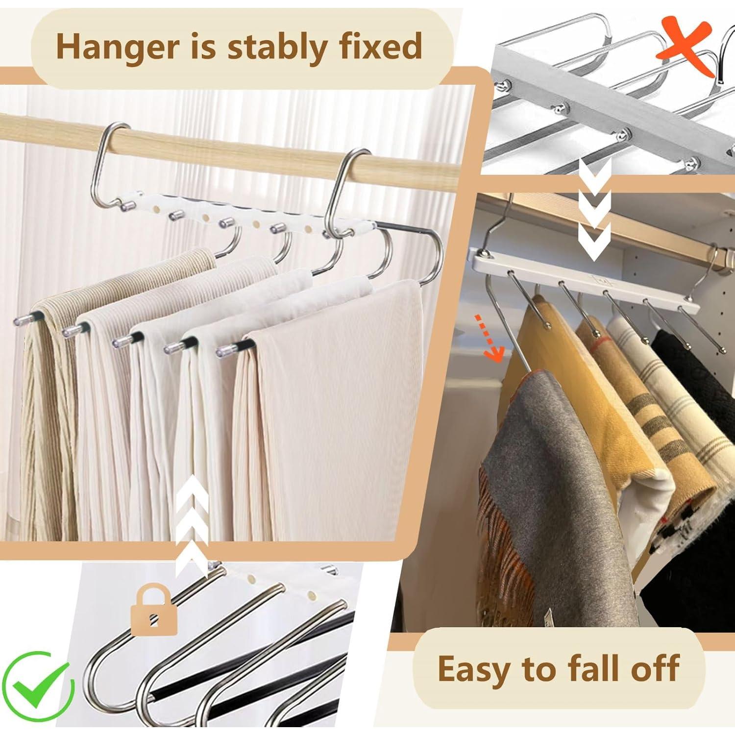 Organizador de Armario Bozyuni 2 Paquetes Antideslizante