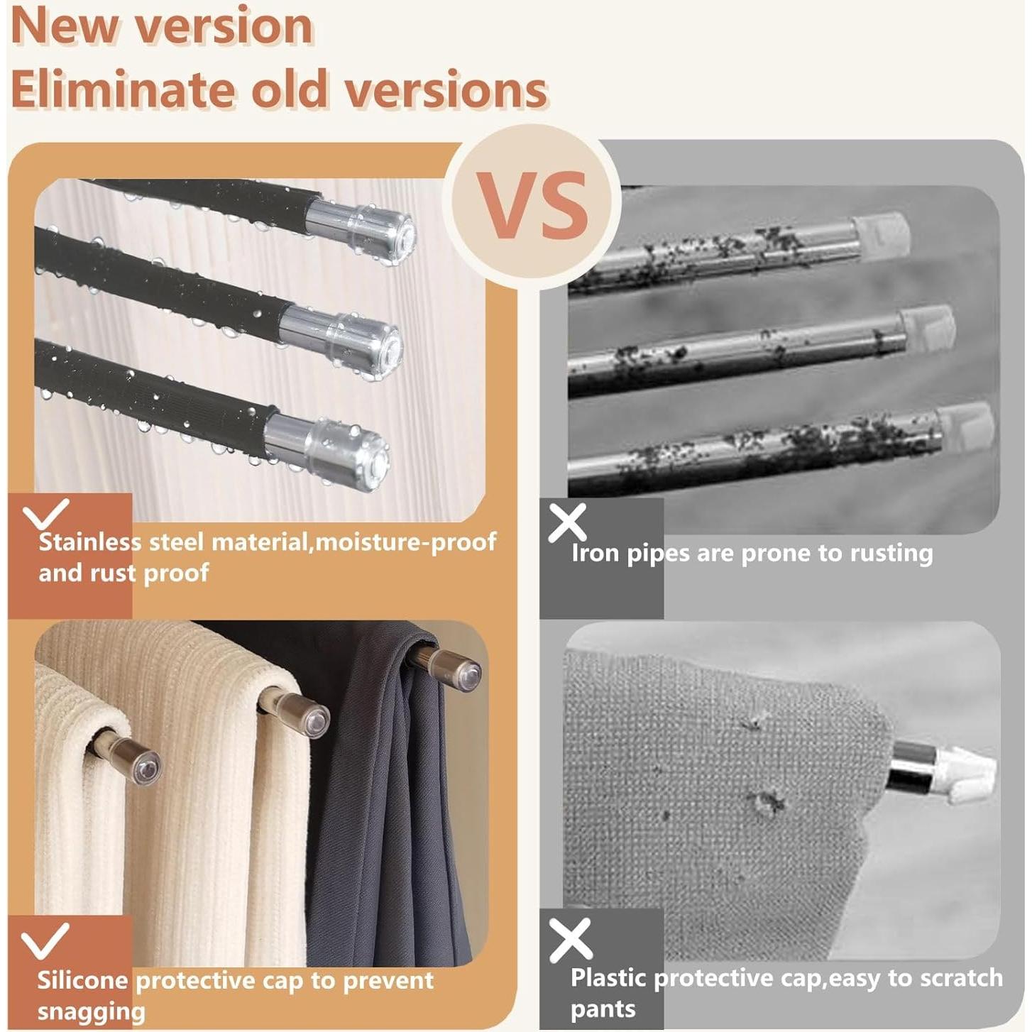 Organizador de Armario Bozyuni 2 Paquetes Antideslizante