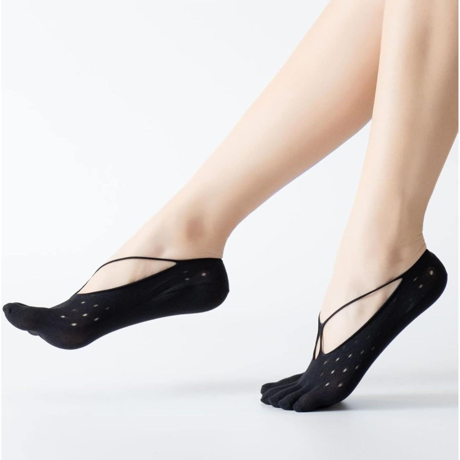 Calcetines Cortos de Dedos Antideslizantes Verdancy - 3 Pares