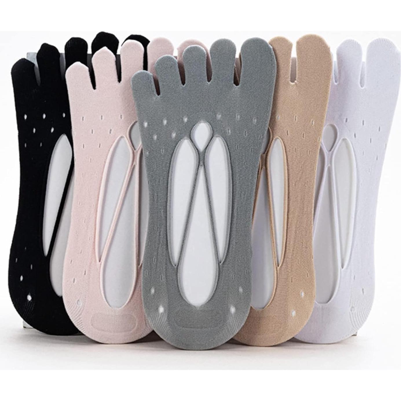 Calcetines Cortos de Dedos Antideslizantes Verdancy - 3 Pares