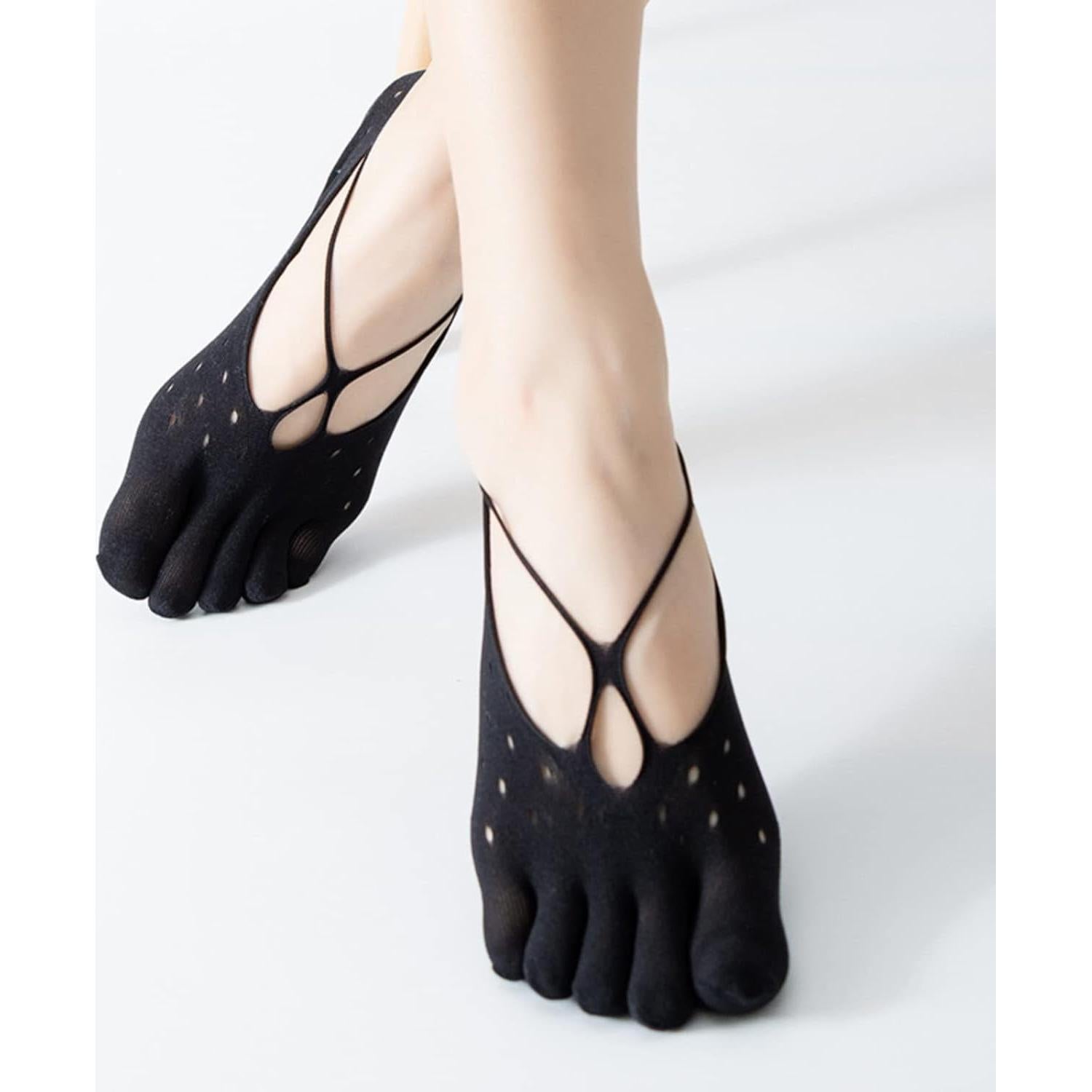 Calcetines Cortos de Dedos Antideslizantes Verdancy - 3 Pares