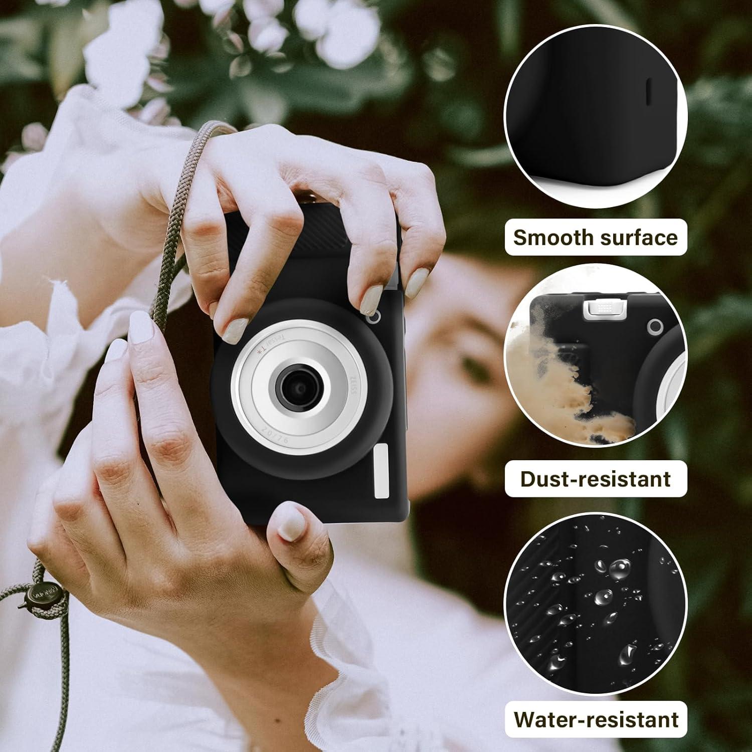 Kit de Accesorios para Cámara Sony ZV-1F - Funda Silicona, 2 Protectores LCD, Cubierta Zapata