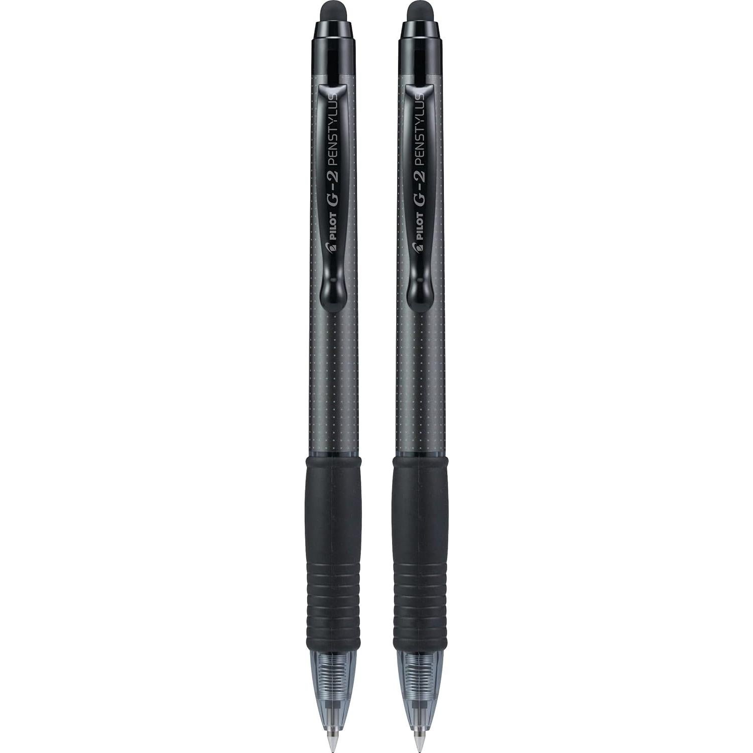 Pluma Estilográfica Pilot G2 0.7 mm Tinta Negra Paquete de 2
