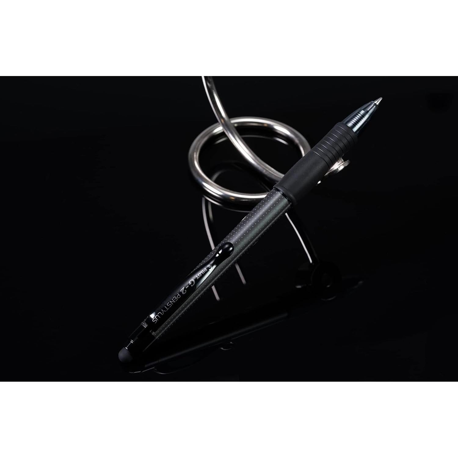 Pluma Estilográfica Pilot G2 0.7 mm Tinta Negra Paquete de 2