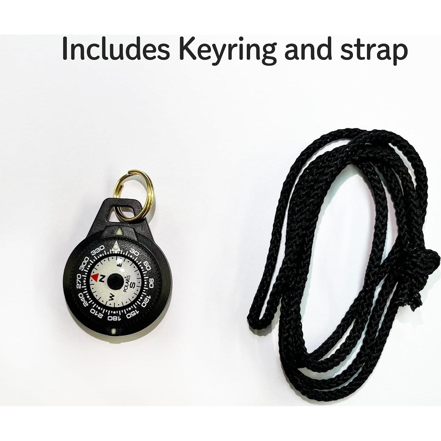 Brújula Micro Impermeable Polaris JAPAN - Precisión EDC