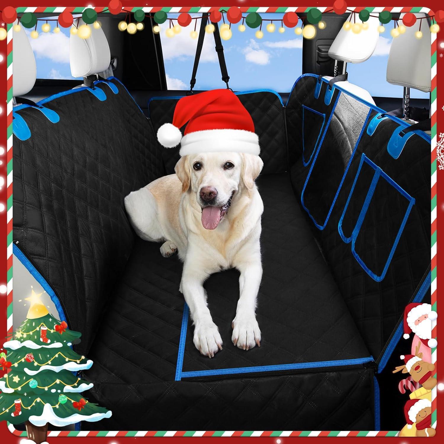 Funda de Asiento para Perros SVOPES con Fondo Duro 132x63.5cm Azul