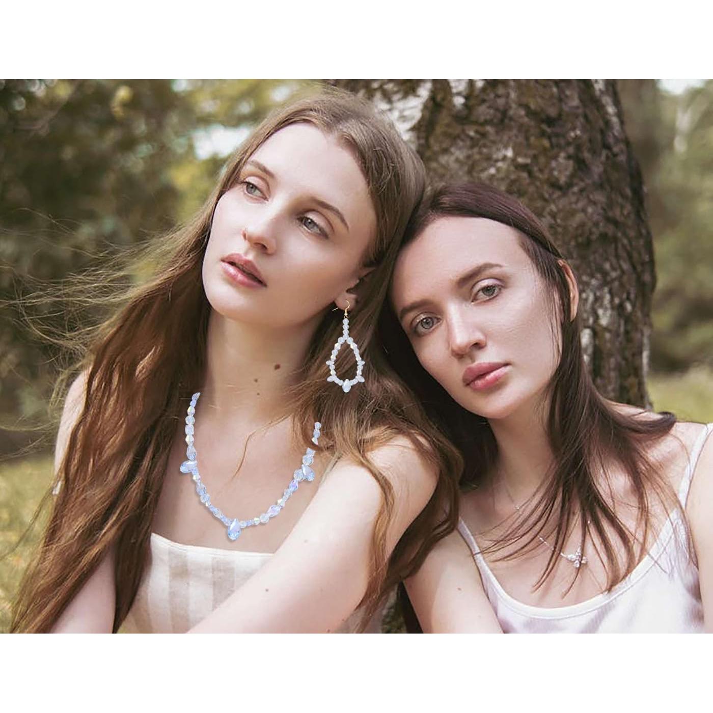 800 Perlas de Vidrio AB LAIDANLA para Joyería DIY 4-8 mm