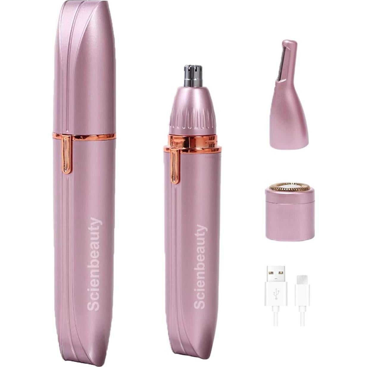 Recortador de Vello Nasal y Facial Scienbeauty 3 en 1 USB
