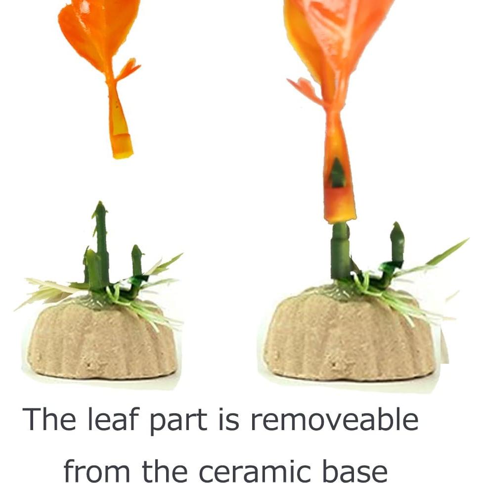 Paquete de 10 Plantas Artificiales COMSUN para Acuario 10-11 cm