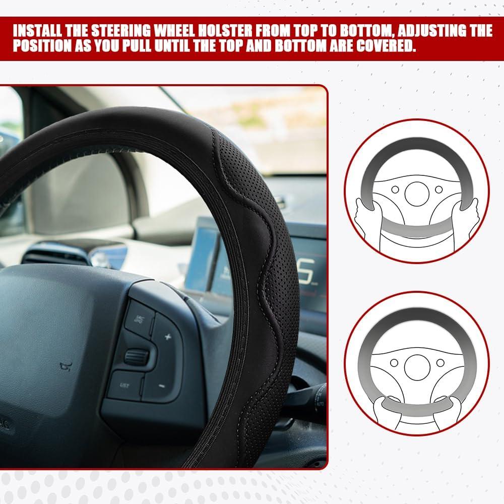 Funda de Volante Universal RGOAANC 36.83-38.1 cm Microfibra