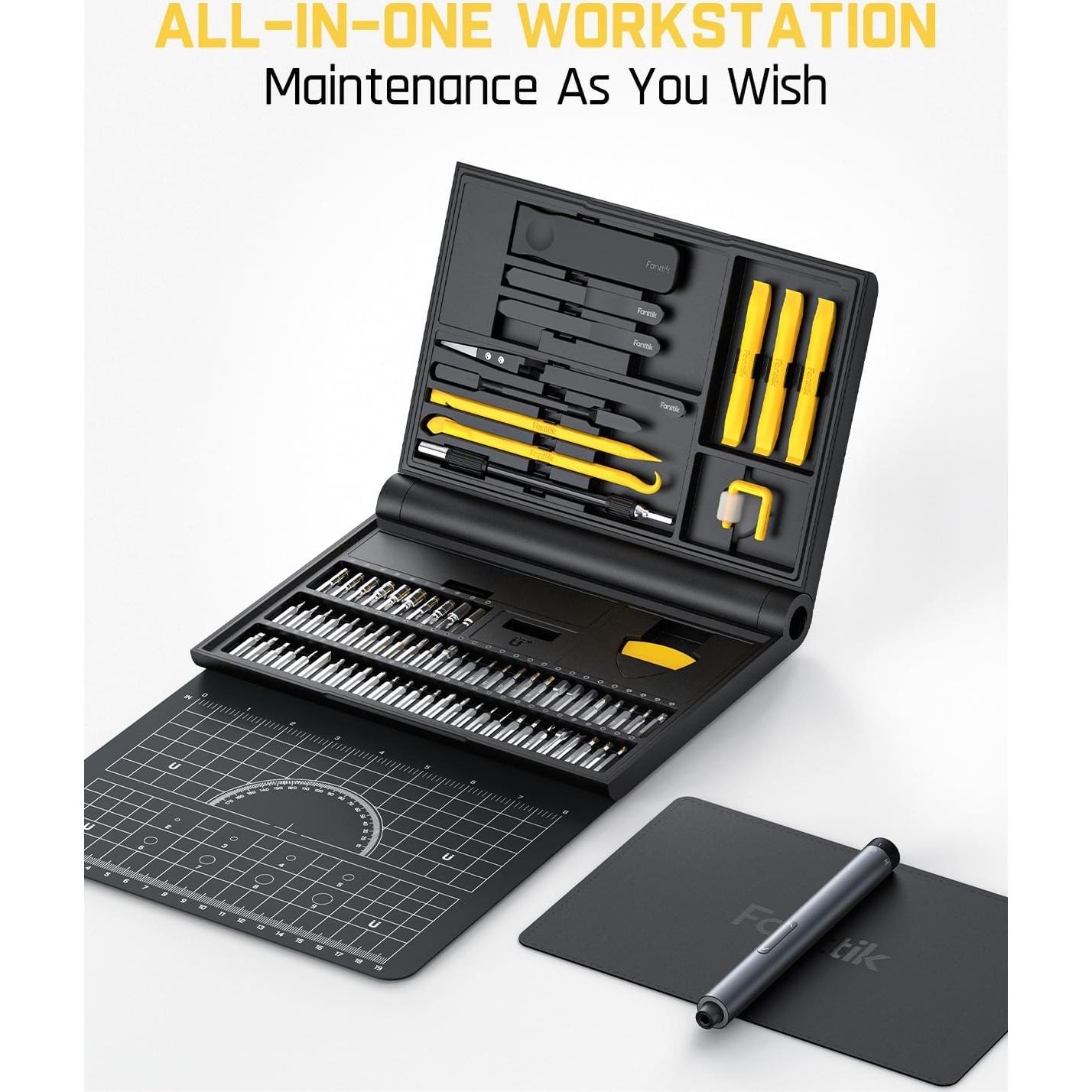Fanttik E1 NEX Estación de Trabajo Kit Destornillador 64 Puntas