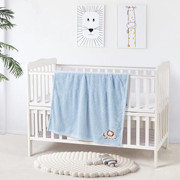 CREVENT Conjunto de Regalo para Bebé con Cesta y Mantas