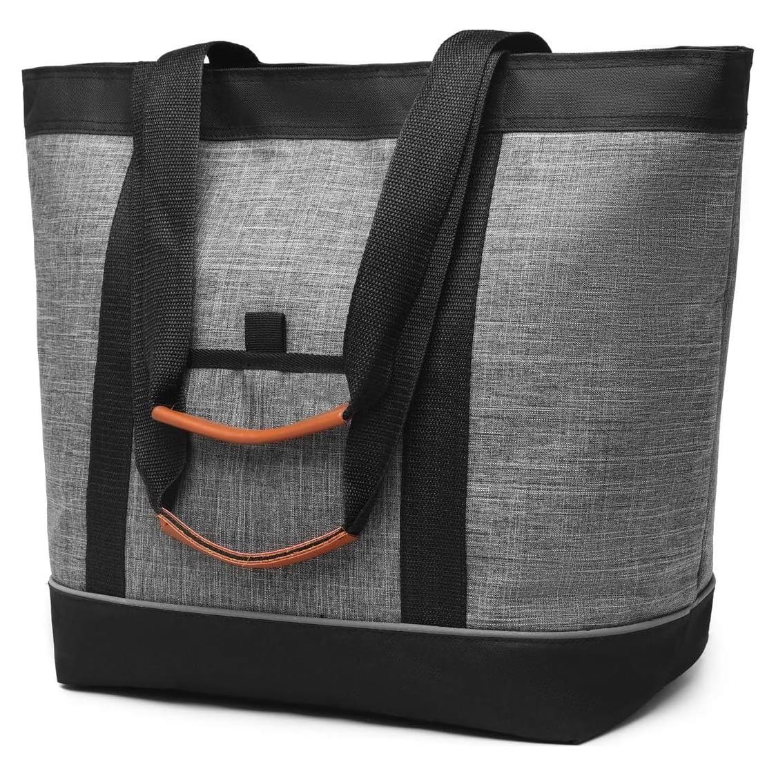 Bolsa Térmica Aislada TIIOCTI Grande 26L Gris Reutilizable