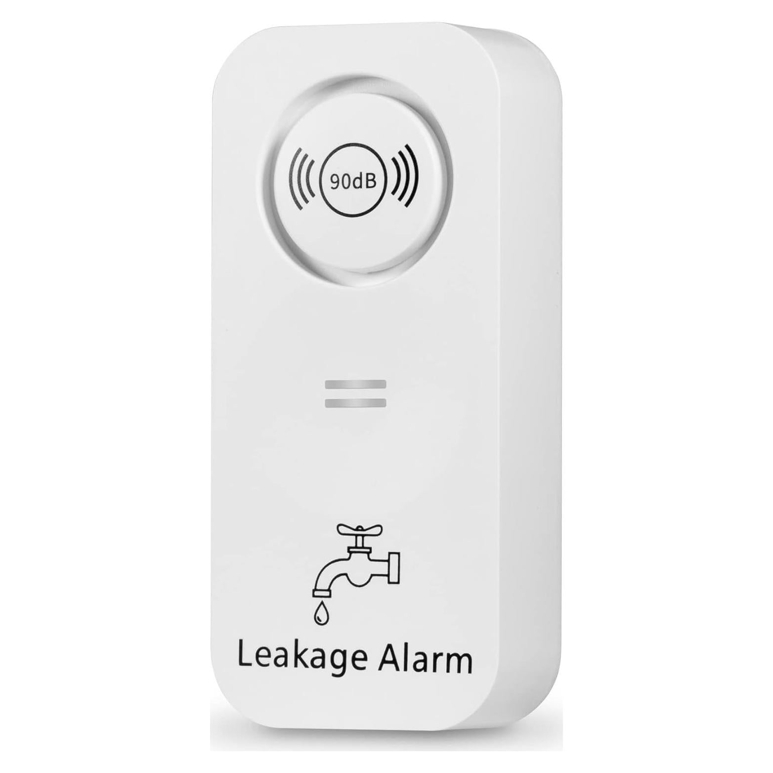 Detector de Agua TOWODE con Alarma 90dB y Sensores Duales