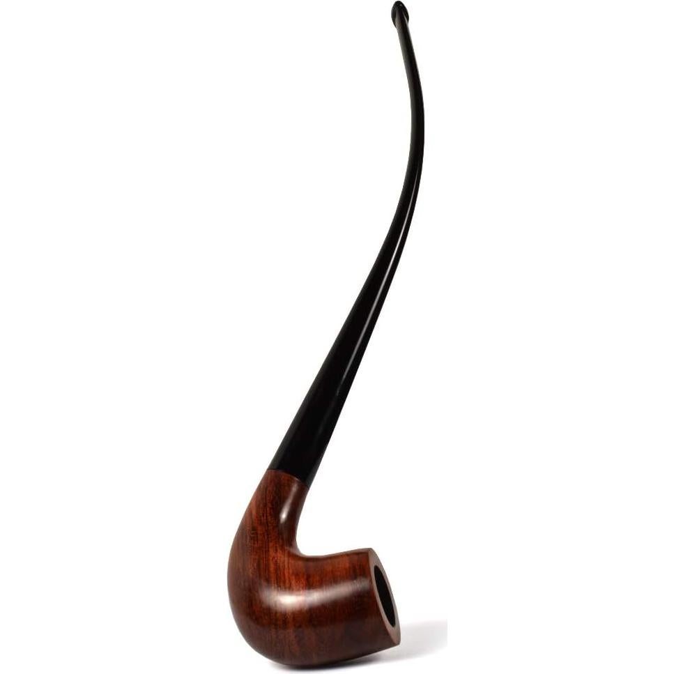 Pipa de Tabaco de Madera Peral 26cm con Filtro 9mm