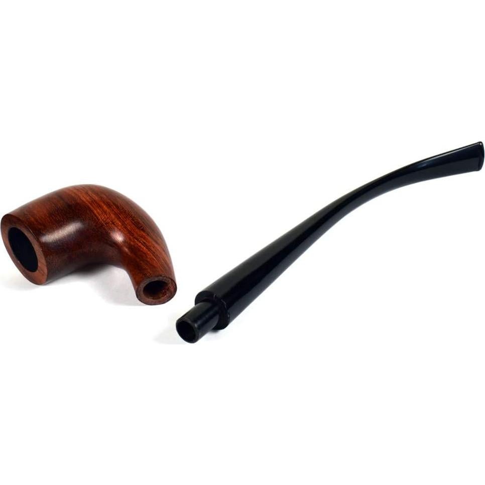 Pipa de Tabaco de Madera Peral 26cm con Filtro 9mm