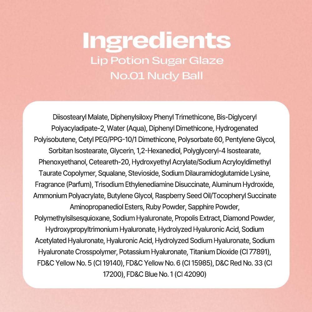 Tinte de Labios Brillante K-Beauty COSMAX No.1 Nudy Ball 8.5g