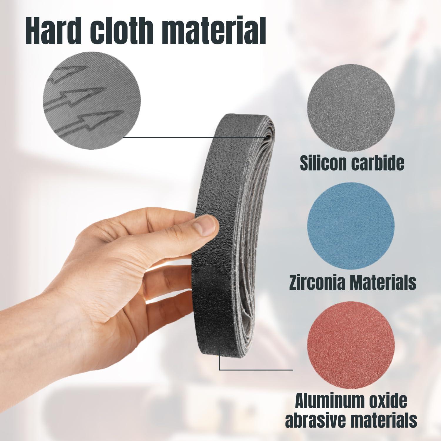 Cintas de Lijado POWERTEC 46002 1/2" x 30.48 cm 24PK