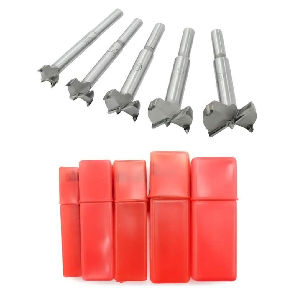 Brocas Forstner Meichoon 15-35mm 5 Pcs Carburo Acero