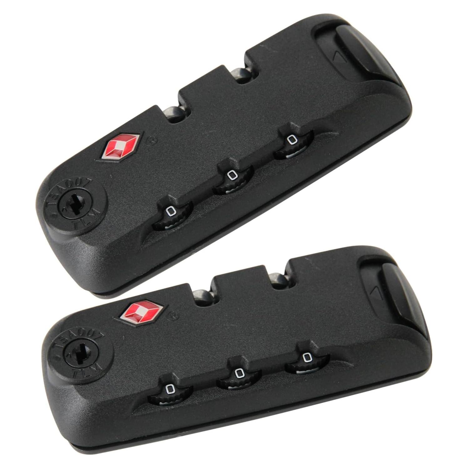 Candados TSA de Combinación Ech.Apr 2-Pack Negro 30.96g