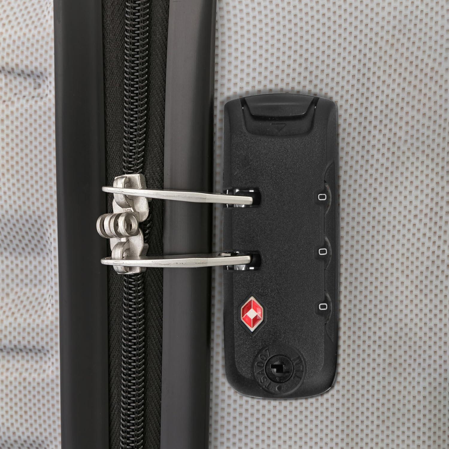 Candados TSA de Combinación Ech.Apr 2-Pack Negro 30.96g