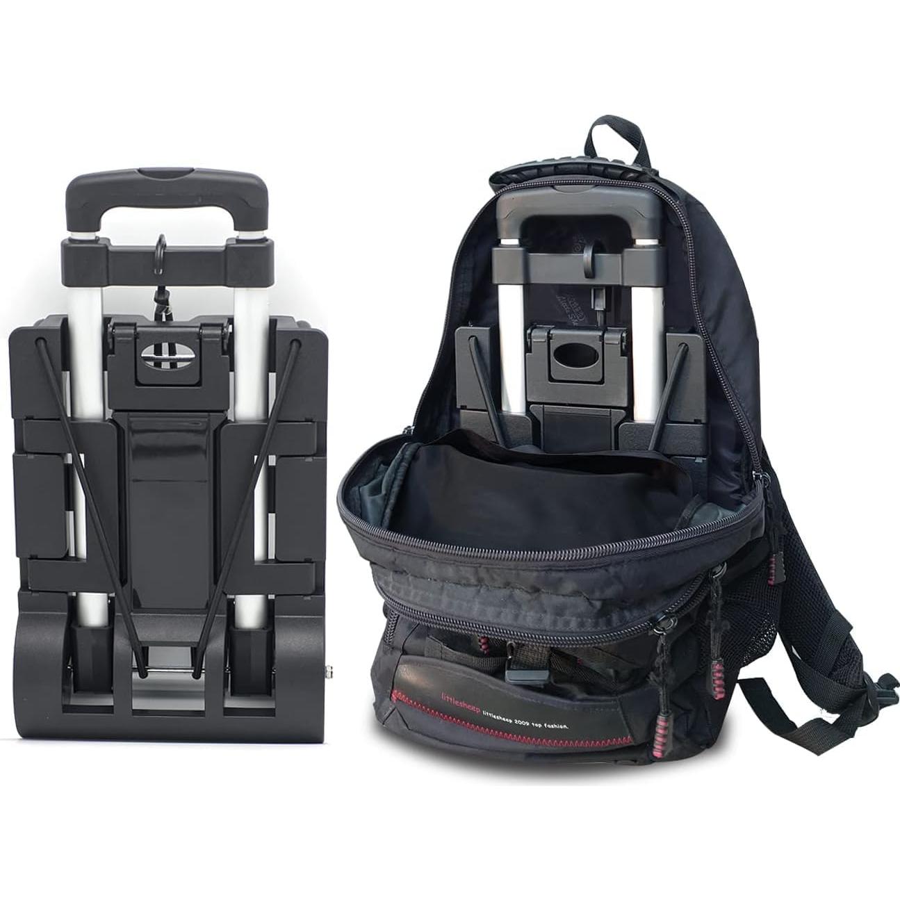 Carro de Mano Plegable ZHJINGYU 2 Ruedas 31.75 kg Aluminio