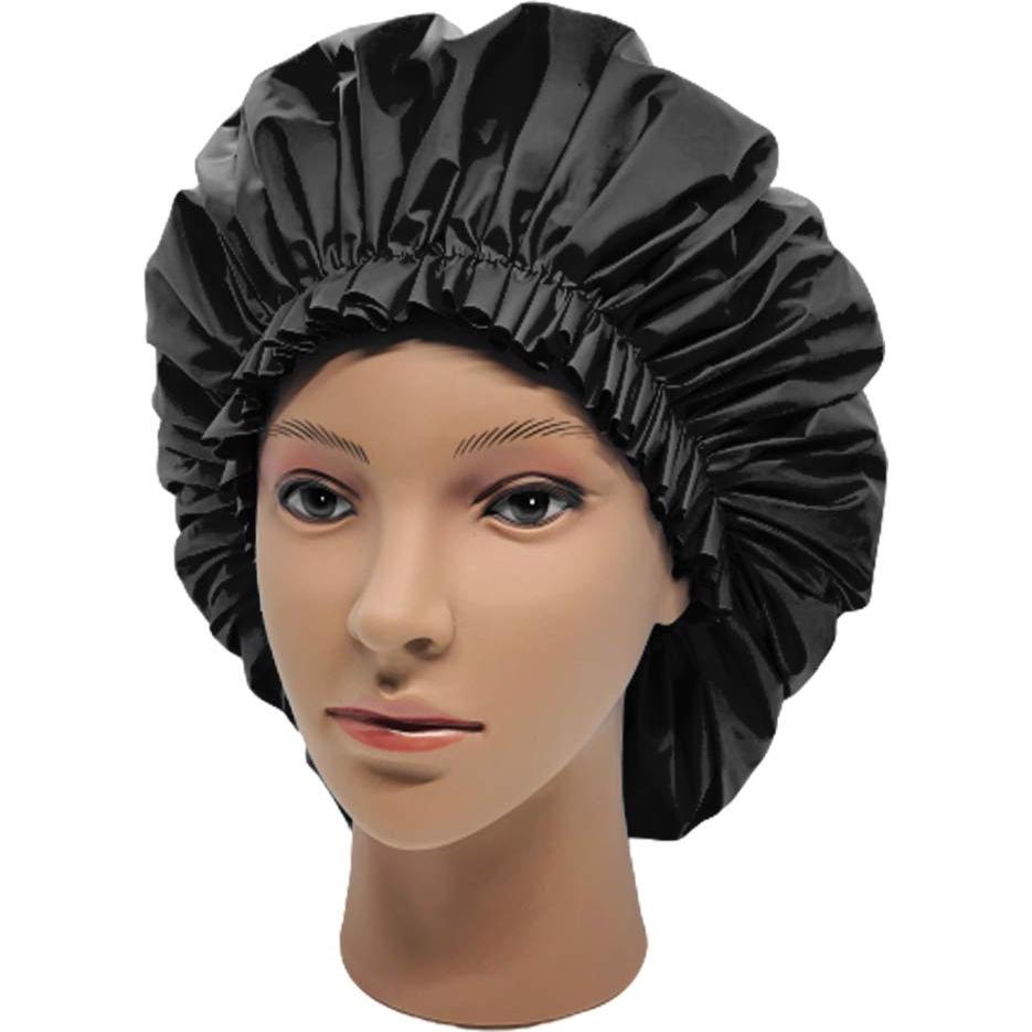 Gorro de Ducha Jumbo Elebox 2 Piezas Impermeable Negro