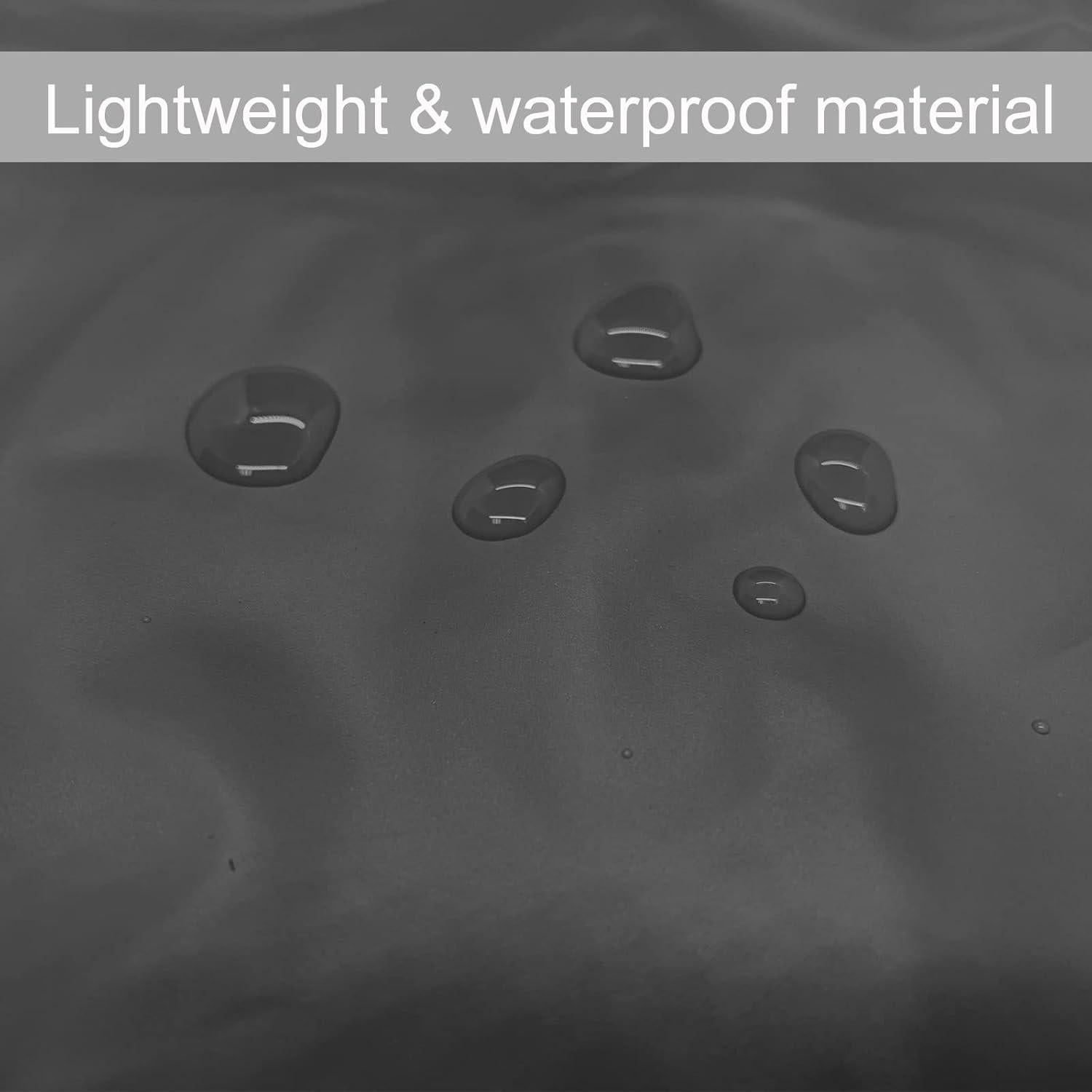 Gorro de Ducha Jumbo Elebox 2 Piezas Impermeable Negro