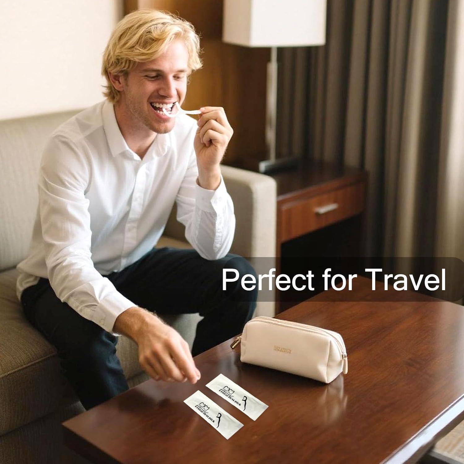 Palillos de Hilo Dental Individuales Meanhoo - 210 Unidades