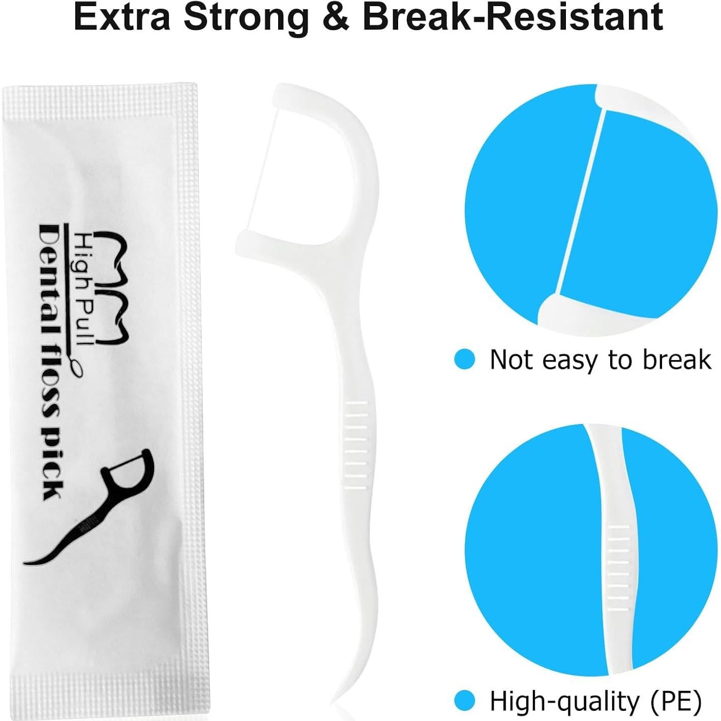 Palillos de Hilo Dental Individuales Meanhoo - 210 Unidades