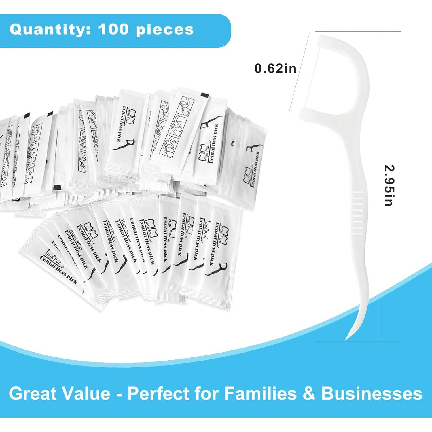 Palillos de Hilo Dental Individuales Meanhoo - 210 Unidades