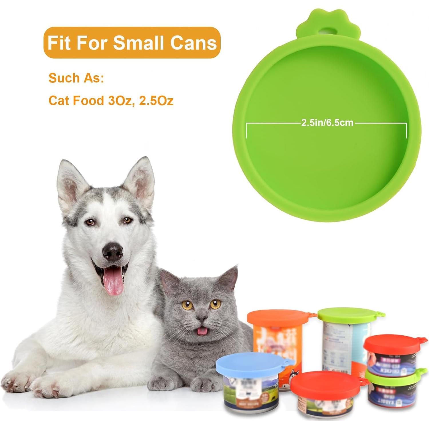 9 Tapas de Silicona para Latas de Comida para Gatos Yobbai