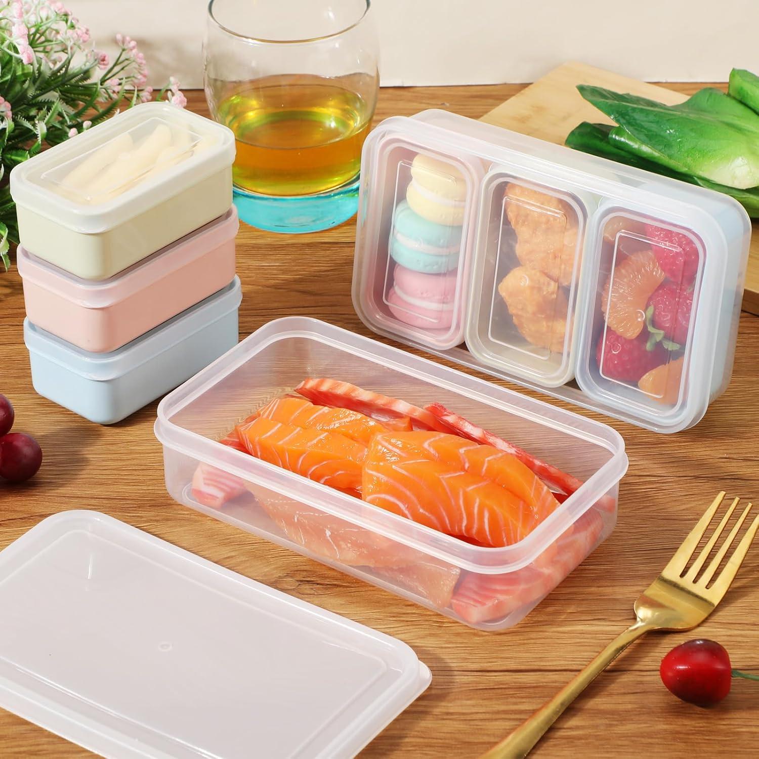 Set de 8 Contenedores de Snack SiliFine con Tapas Reutilizables