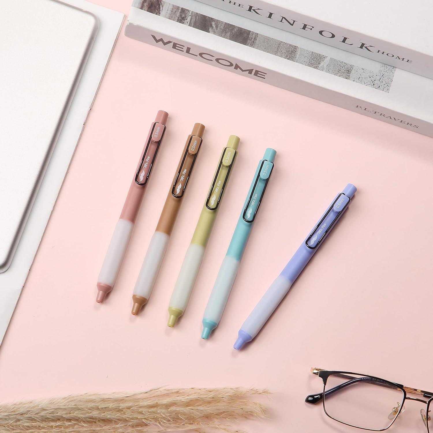 Mr. Pen - Paquete de 10 Marcadores y Bolígrafos de Gel Morandi