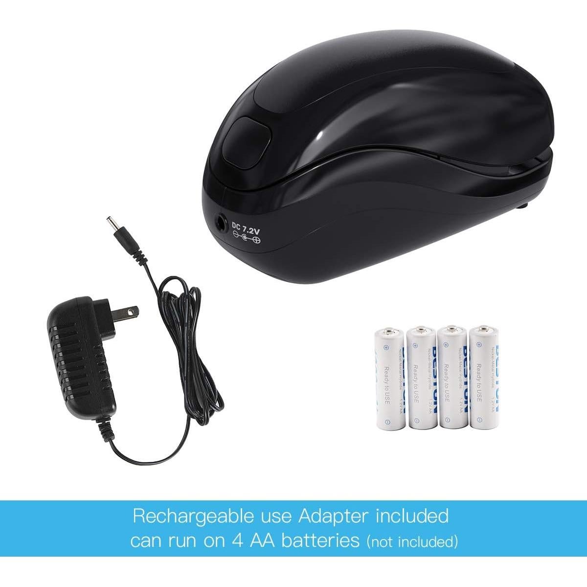 Grapadora Eléctrica Craftinova Negra 25 Hojas 2000 Grapas