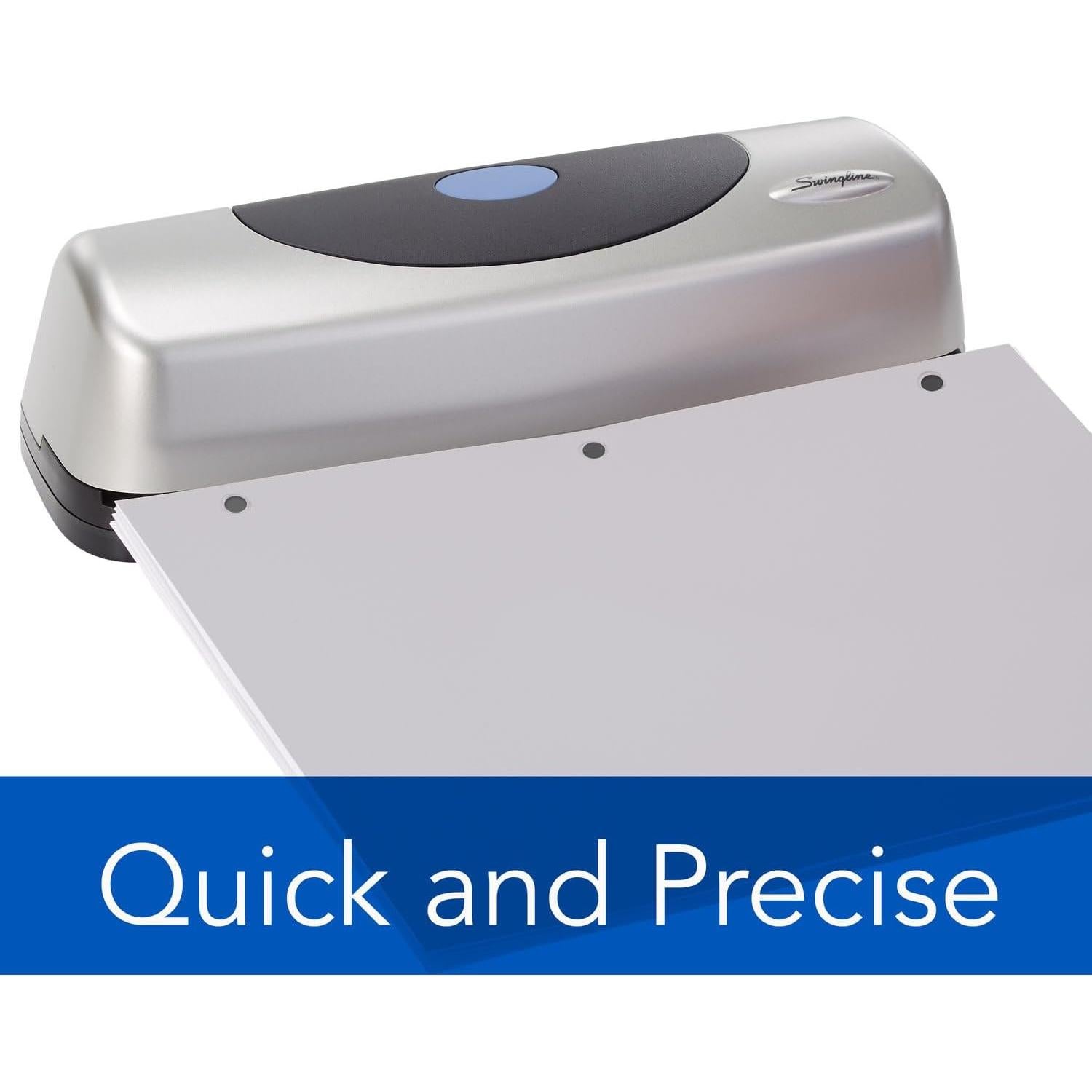 Perforadora Eléctrica Swingline 3 Agujeros 15 Hojas Automática