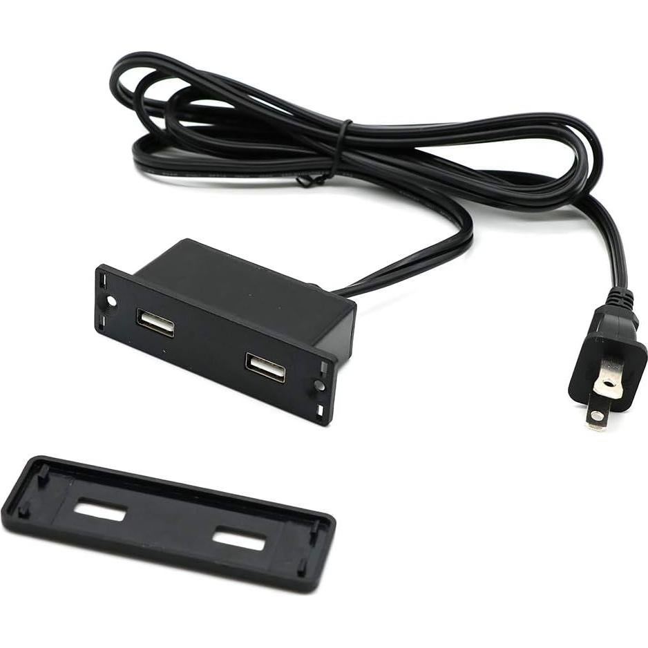 Toma de Corriente USB Empotrada 4 LEAF PT-0048 2 Puertos 2.1A