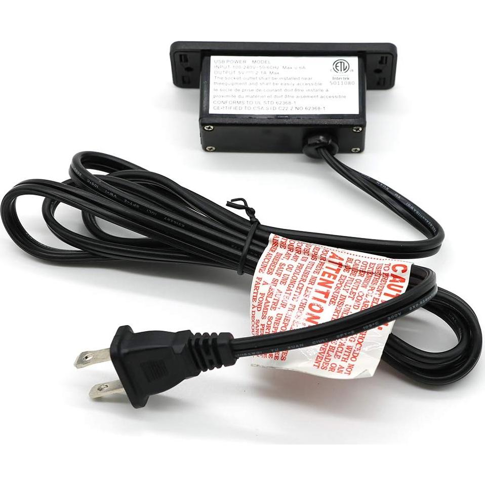 Toma de Corriente USB Empotrada 4 LEAF PT-0048 2 Puertos 2.1A