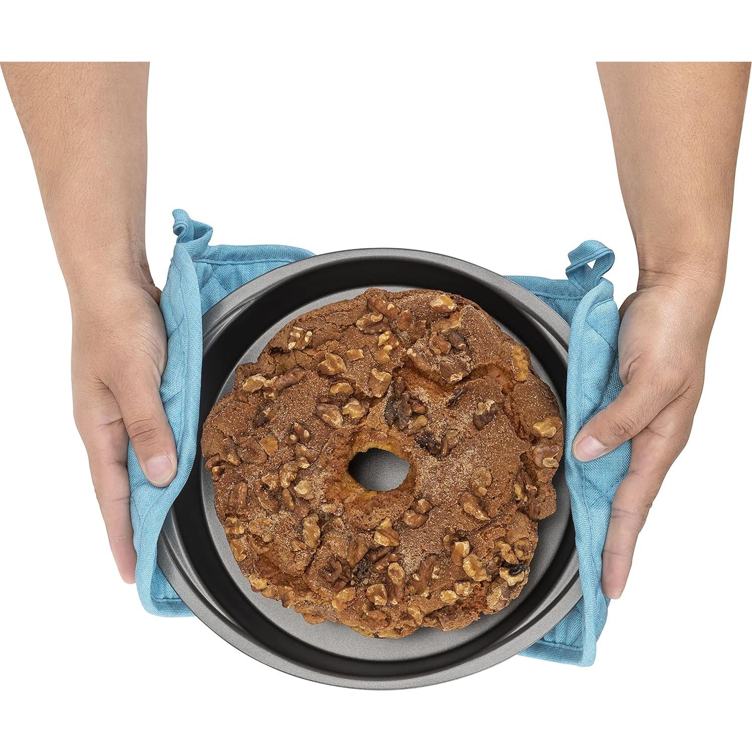 Agarradores de Cocina American Linen Aqua 4 Piezas Resistentes al Calor