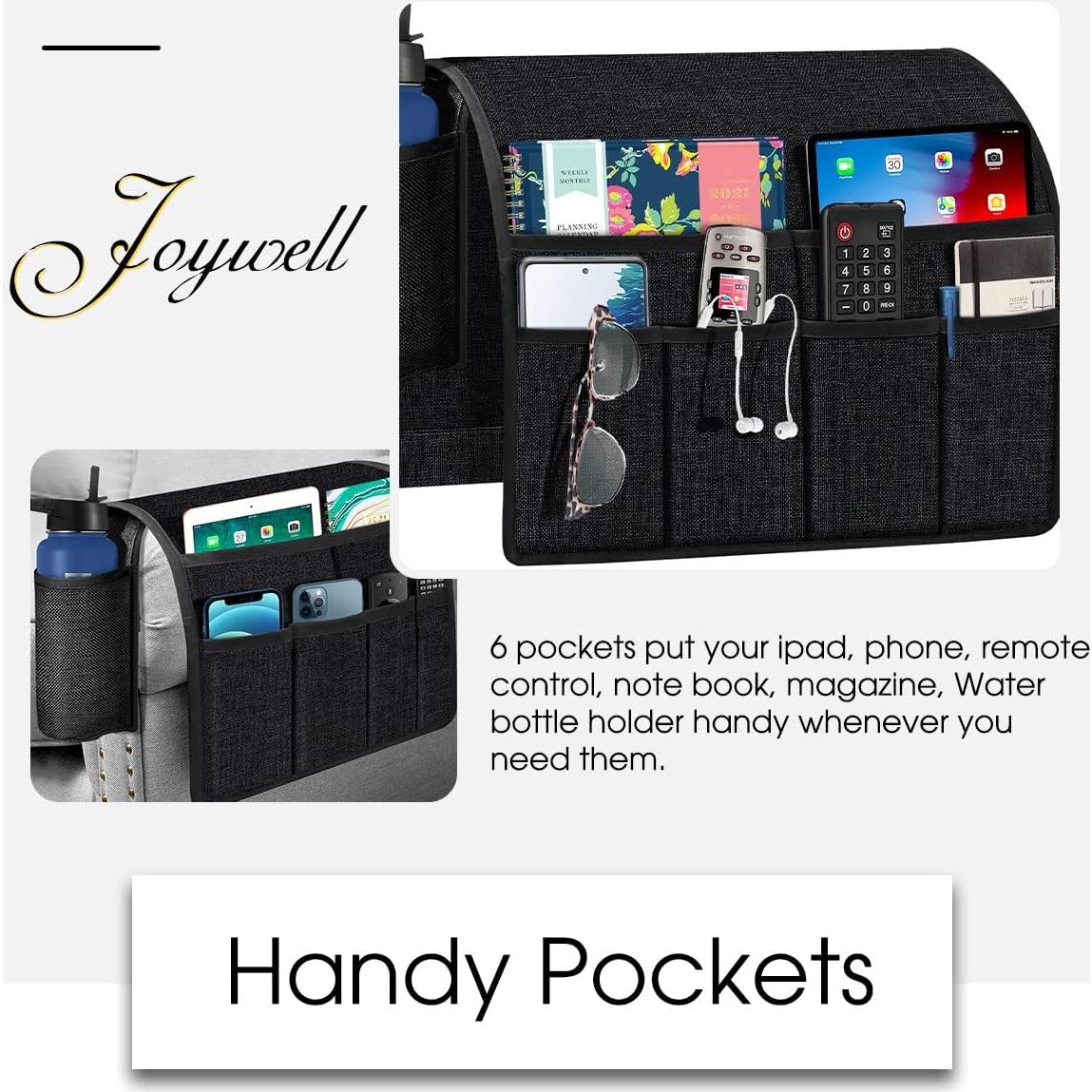 Organizador de Silla Joywell con Soporte para Botella y 7 Bolsillos