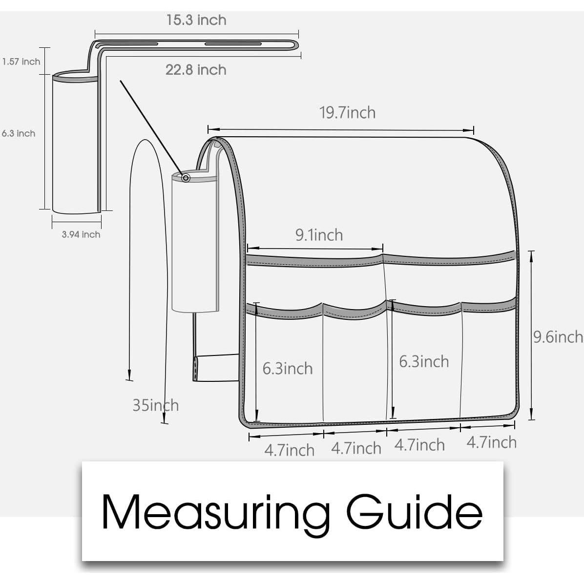 Organizador de Silla Joywell con Soporte para Botella y 7 Bolsillos