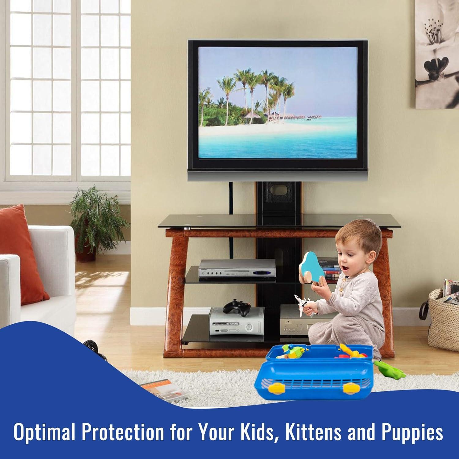 Protector de Cables Flauzmann 2.01m a Prueba de Mascotas Negro