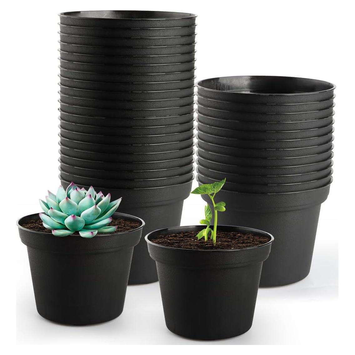 Paquete de 60 macetas de vivero negras 3" RooTrimmer