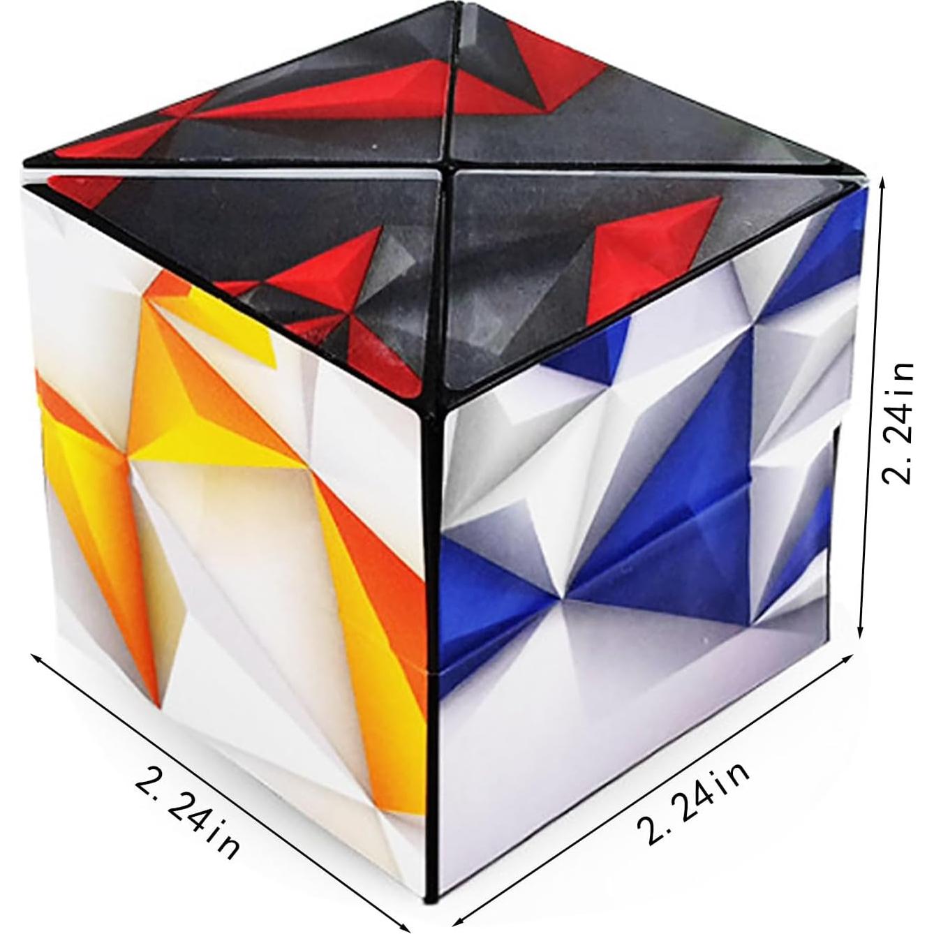 Cubo Mágico 3D ALaLatois Diamante 2 en 1 Juguete Lógico