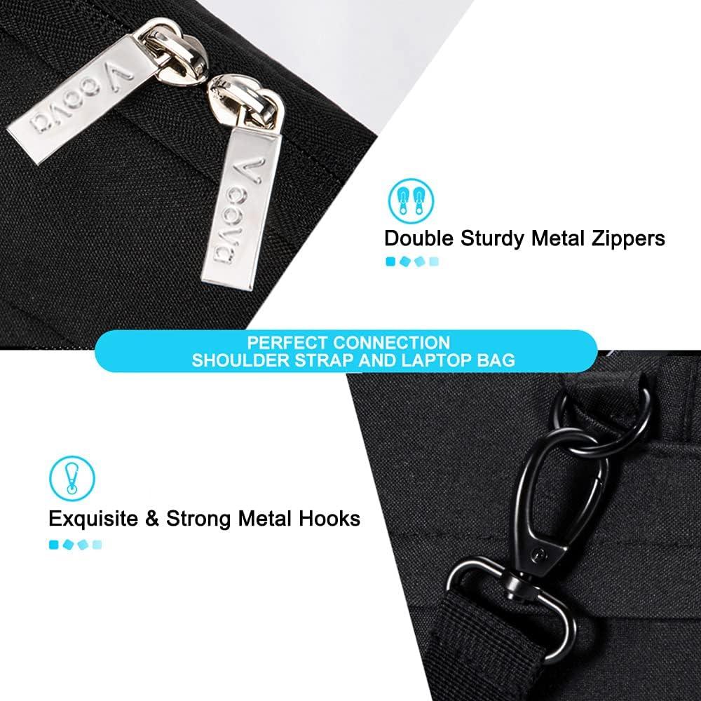 Bolsa para Laptop Voova Negra 13-14 Pulgadas Impermeable