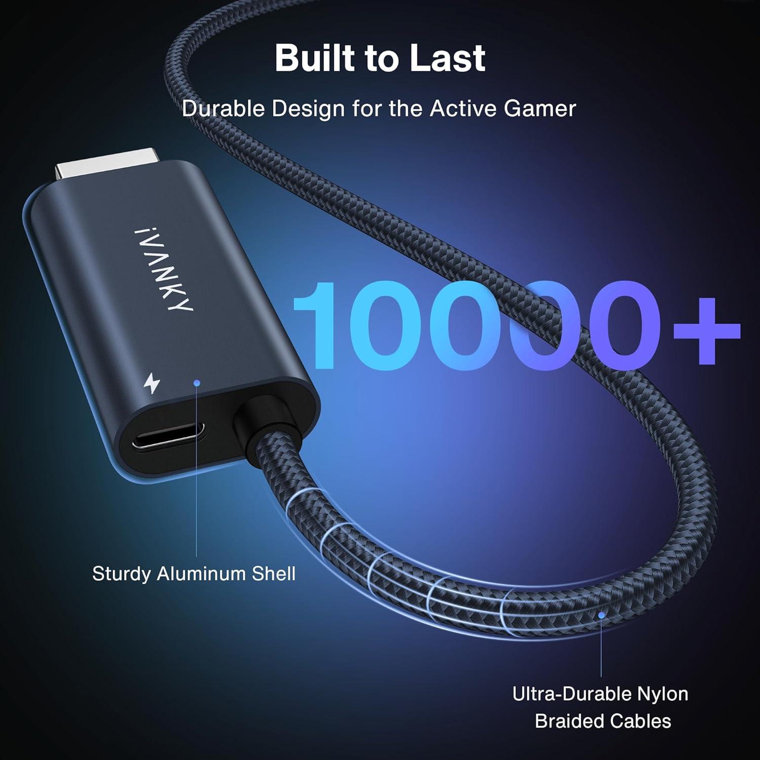 Cable USB C a HDMI iVANKY 100W 2m 4K para Steam Deck