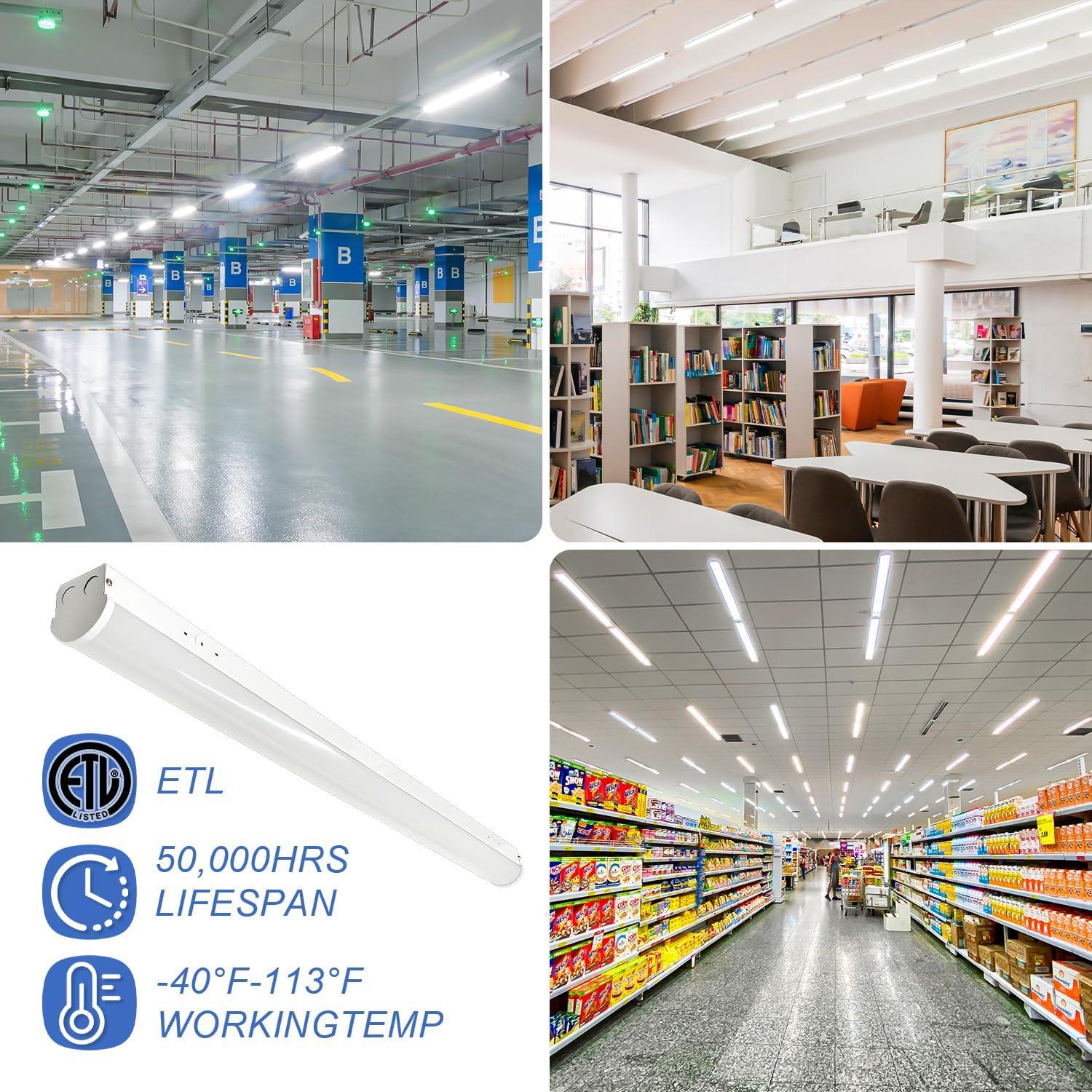 Luz Lineal LED OSTEK 4FT 24W/32W/40W 3CCT Regulable