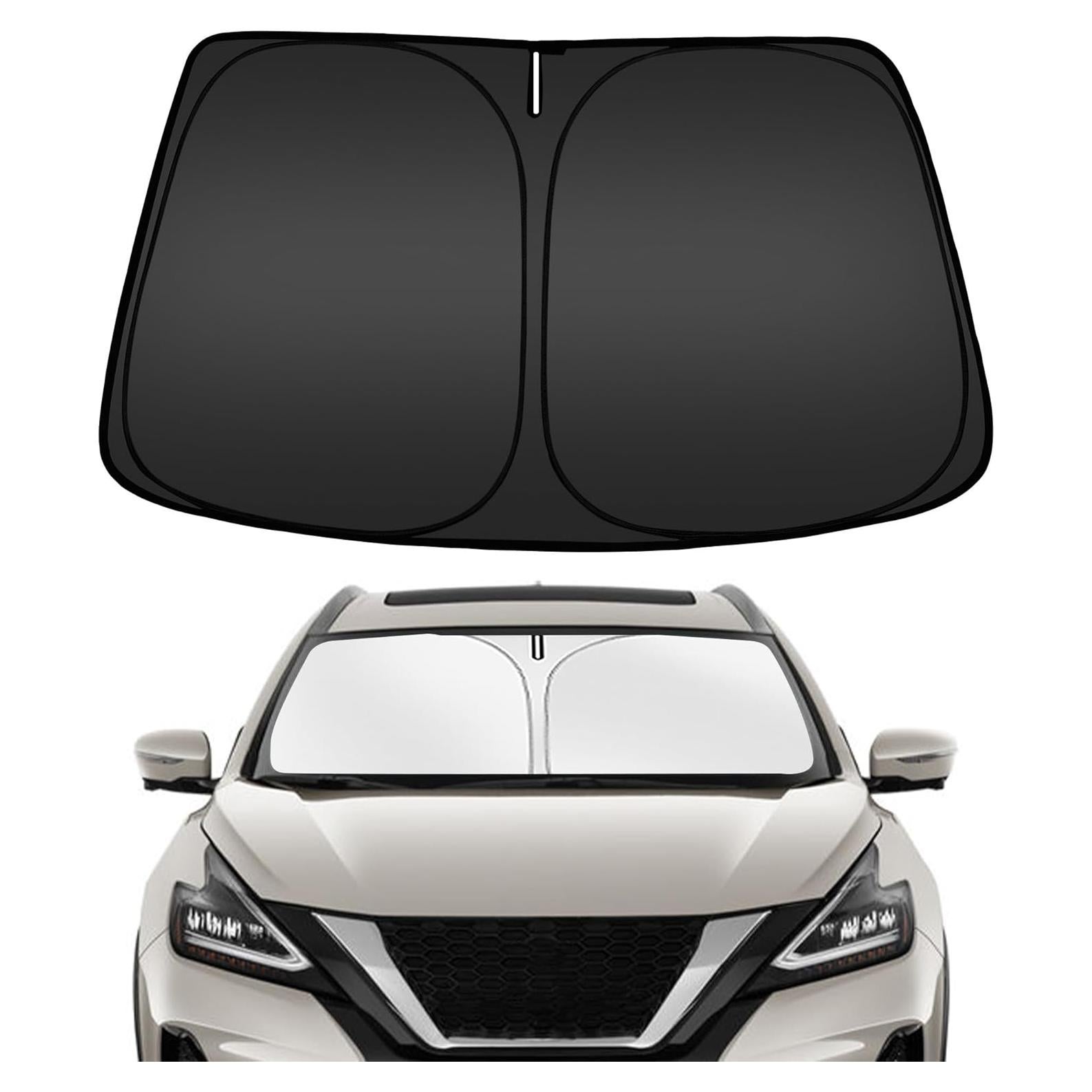 ARISMOTOR Windshield Sun Shade for N-issan Murano 2015-2024, Custom Fit Foldable Front Window Sunshade Sun Visor Protector, Block UV Rays Keep Your Car Cooler